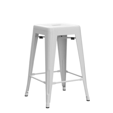 FDW Metal Bar Stools - Stackable & Stylish Seating Solution