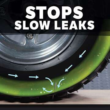 Slime 10206 Flat Tire Puncture Repair Sealant, Prevent and Repair, All Off-Highway Tubeless Tires, Non-Toxic, eco-Friendly, 1 Gallon jug