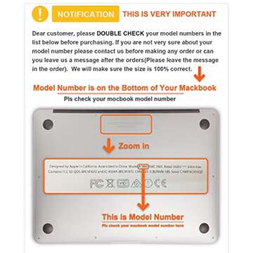 KECC Compatible with MacBook Air 13 inch Case (2010-2017 Release) A1369/A1466 Italian Leather Hard Shell Keyboard Cover (Black Crocodile Leather)