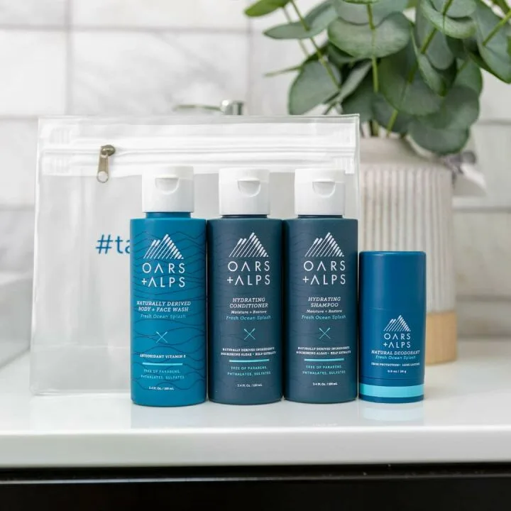 Men's Hair and Body Travel Kit by Oars + Alps