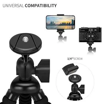 Mini Flexible Tripod Holder for Smartphones and Cameras
