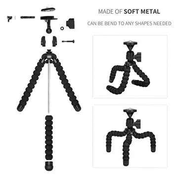 Mini Flexible Tripod Holder for Smartphones and Cameras
