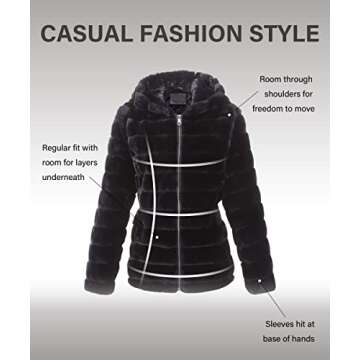 Bellivera Faux Shearling Shaggy Coat for Women - Winter Must-Have