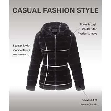 Bellivera Faux Shearling Shaggy Coat for Women - Winter Must-Have