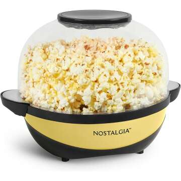 Nostalgia Popcorn Popper with Quick-Heat Technology