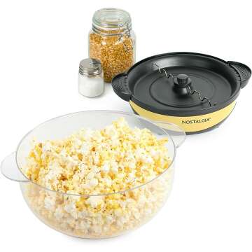 Nostalgia Popcorn Popper with Quick-Heat Technology