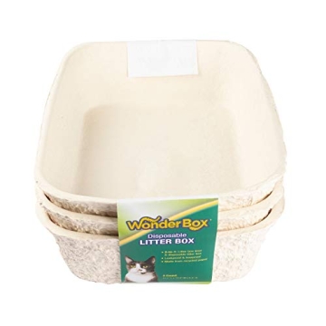 Kitty's WonderBox Disposable Litter Box for Easy Cleaning