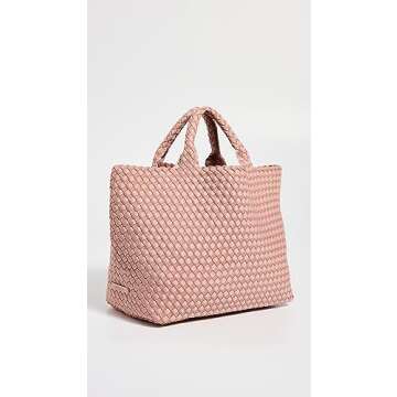 Naghedi Women's St Barths Medium Tote, Dusk, Pink, One Size