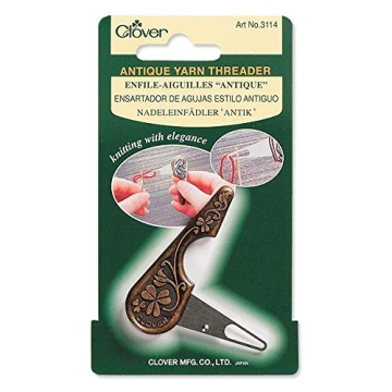 Clover Antique Yarn Threader for Effortless Crafting