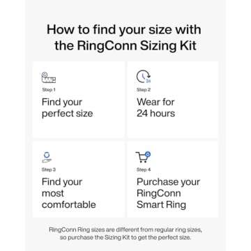 RingConn Sizing Kit - Perfect Fit for Smart Rings