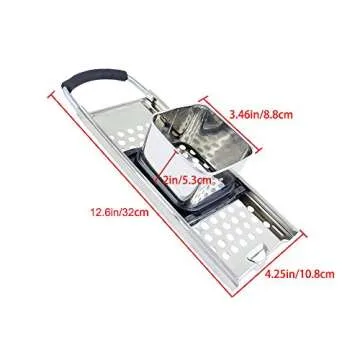 NACTECH Spaetzle Maker Noodle Dumpling Maker – Premium Stainless Steel with Comfort Grip Handle
