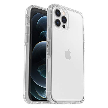 OtterBox iPhone 12 & 12 Pro Symmetry Case - Clear, Ultra-Sleek, Wireless Charging Compatible, Protec...