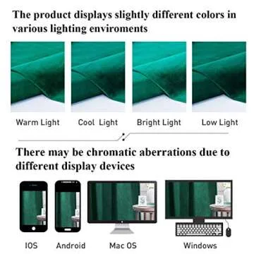 StangH Emerald Green Velvet Curtains 96 inches - Super Soft Luxury Blackout Velvet Drapes Elegant Home Decor Window Covering for Living Room/Dining Room, W52 x L96 inches, 2 Panels