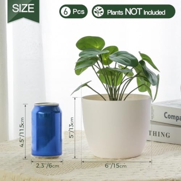 T4U Self Watering Planters for Easy Plant Care