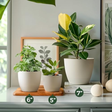 T4U Self Watering Planters for Easy Plant Care