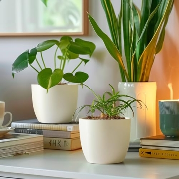 T4U Self Watering Planters for Easy Plant Care