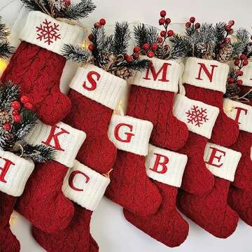 Personalized Comeon Christmas Stockings for Holiday Decor