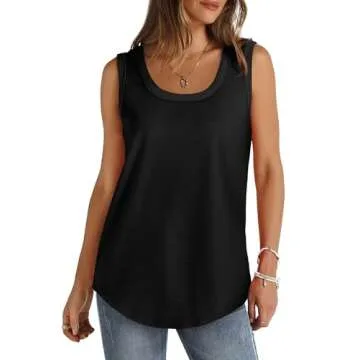 Trendy Womens Loose Casual Tank Tops for Summer Style