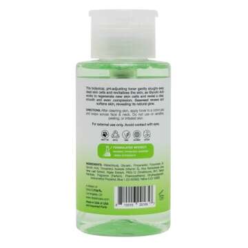 VITAMINS AND SEA BEAUTY Exfoliating Face Toner with Seaweed + Glycolic Acid, 8 fl oz