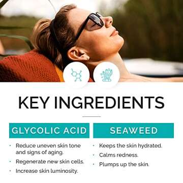 VITAMINS AND SEA BEAUTY Exfoliating Face Toner with Seaweed
