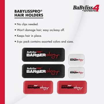 BaBylissPRO Hair Holders - Gentle and Versatile Styling Clips