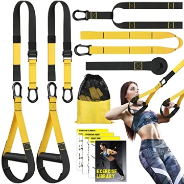 Home Resistance Training Kit for Full Body Workout - Fitness Straps Included