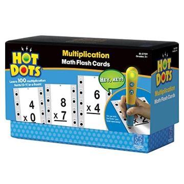 Exciting Hot Dots Math Flash Cards for Multiplication Learning