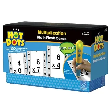Exciting Hot Dots Math Flash Cards for Multiplication Learning