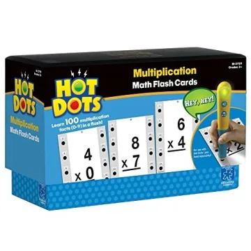 Exciting Hot Dots Math Flash Cards for Multiplication Learning