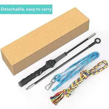 Meieke Flirt Pole for Dogs Interactive Training Exercise Toy