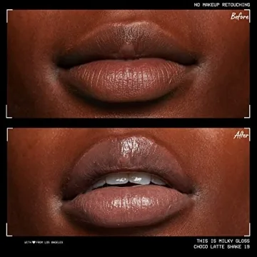 NYX PROFESSIONAL MAKEUP This Is Milky Gloss, Lip Gloss with 12 Hour Hydration, Vegan - Choco Latte Shake (Milk Chocolate)