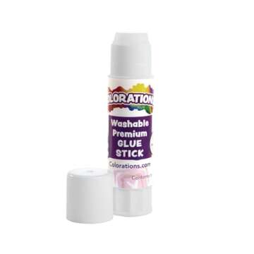 Colorations Premium Washable Glue Sticks - Perfect for Crafts