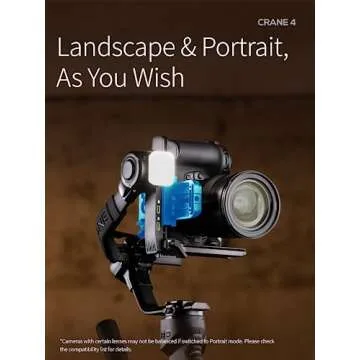ZHIYUN Crane 4 Combo Gimbal Stabilizer for DSLR and Mirrorless