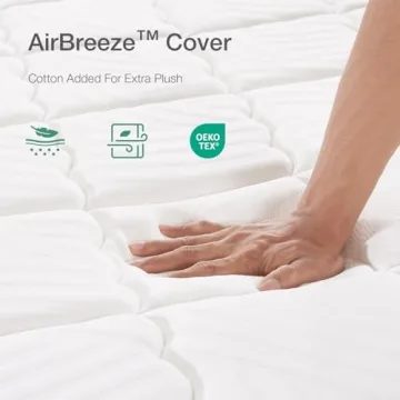 Comfortable Hybrid Queen Mattress for Back Pain Relief