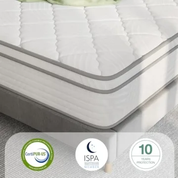 Comfortable Hybrid Queen Mattress for Back Pain Relief