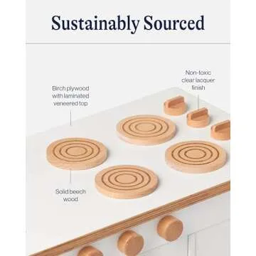 Lalo The Play Kitchen - Safe Toddler Playset for Imaginative Cooking