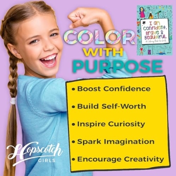 Empowering Coloring Book for Girls Confidence Booster Ages 4-12