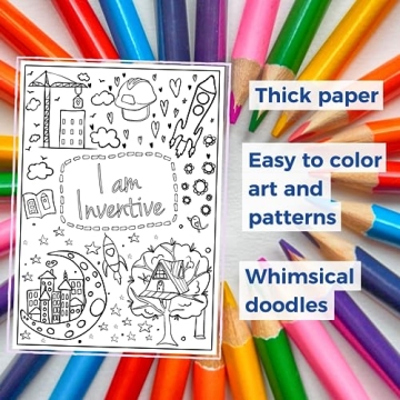 Empowering Coloring Book for Girls Confidence Booster Ages 4-12