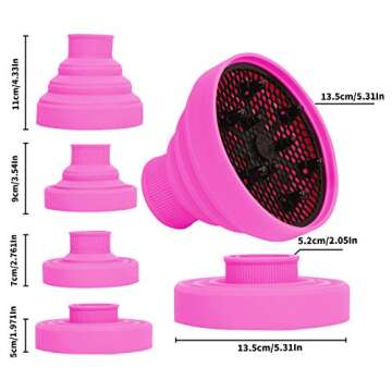 Universal Collapsible Hair Dryer Diffuser for Perfect Curls