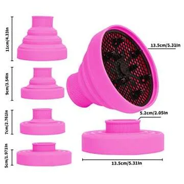 Universal Collapsible Hair Dryer Diffuser for Perfect Curls