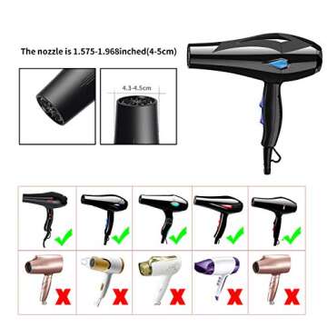 Universal Collapsible Hair Dryer Diffuser for Perfect Curls