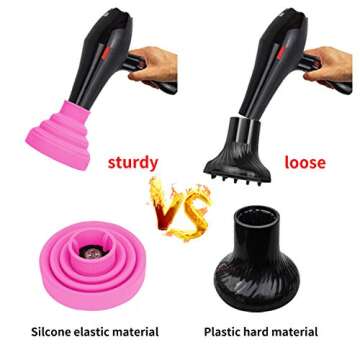 Universal Collapsible Hair Dryer Diffuser for Perfect Curls