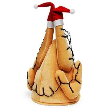 Evaliana Unisex Turkey Hat, Drumsticks Cap Christmas Costume Thanksgiving