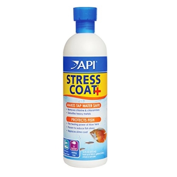 API STRESS COAT Aquarium Water Conditioner 16-Oz