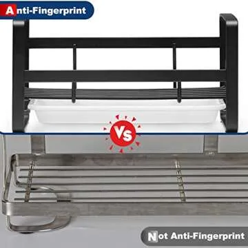 HULISEN Kitchen Sink Sponge Holder - Stylish Organizer