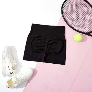 High Waisted Seamless Booty Workout Shorts for Women