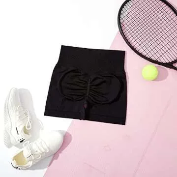 High Waisted Seamless Booty Workout Shorts for Women