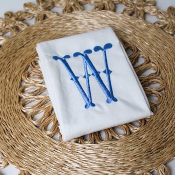 Elegant Monogram Wreath Sash for All Occasions