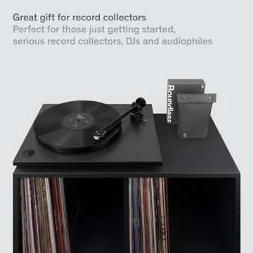 Boundless Audio Vinyl Record Cleaning Kit - 5-in-1 Vinyl Cleaning Kit Includes Velvet Record Brush, Stylus Cleaner, Cleaner Solution, Nylon Brush & Storage Bag