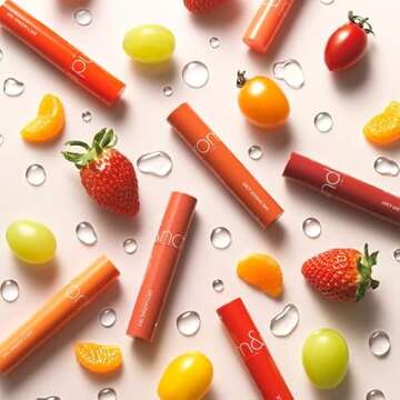 rom&nd Juicy Lasting Tint 06 FIG FIG, Vivid color, & Glossy Finish, Long-lasting, MLBB, moisturizing, Highly-Pigmented, Clear Natural Makeup, Lip for Daily Use, K-beauty, 5.5g / 0.2 oz